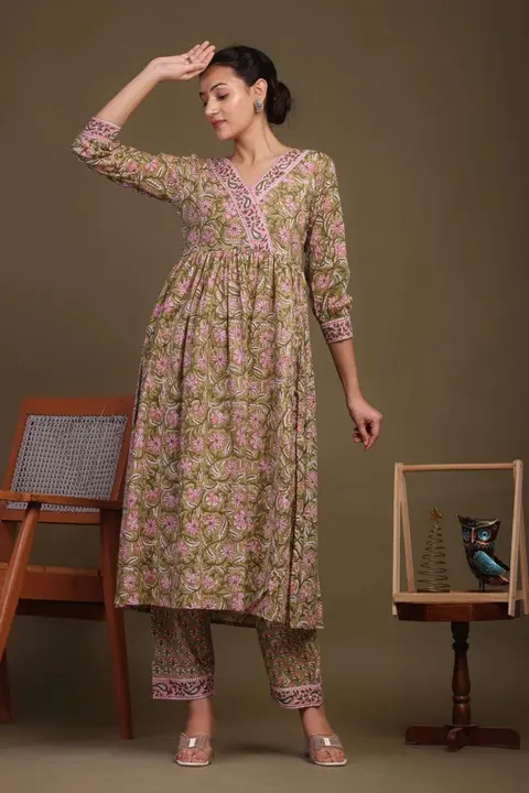 Kurti with pant  uploaded by business on 9/29/2023