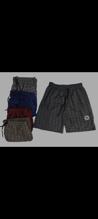 Imported laycra  Box check shorts in multi color size.XXL uploaded by Crown sports  on 9/29/2023