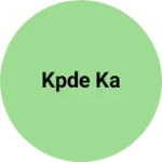 Business logo of Kpde ka