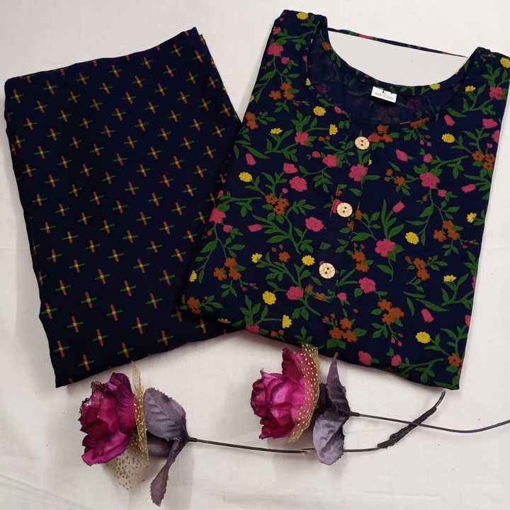 Kurti plazo set, best quality cloth. uploaded by Rani Fancy Store on 3/22/2021