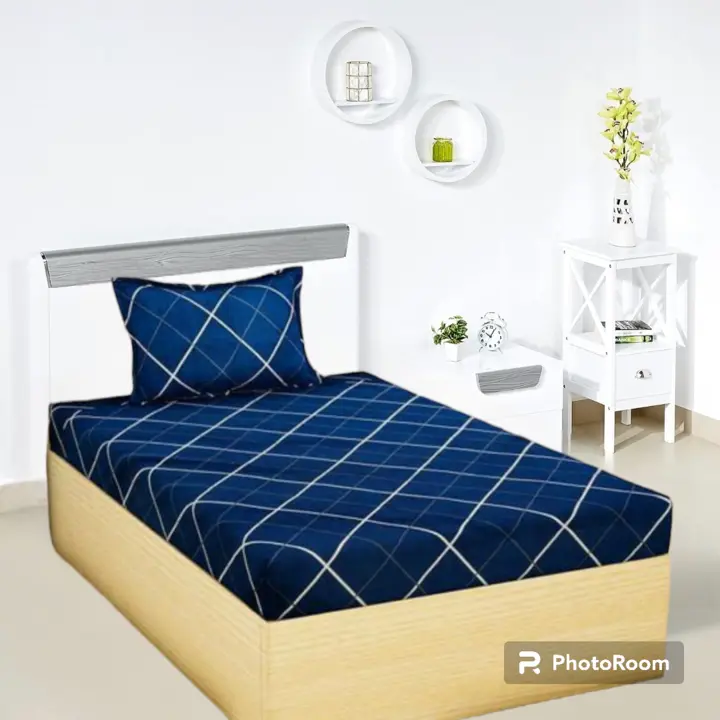 Fully elastic fitted Single bed bedsheet  uploaded by business on 9/29/2023
