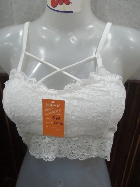 Fancy lace top bra uploaded by business on 9/29/2023