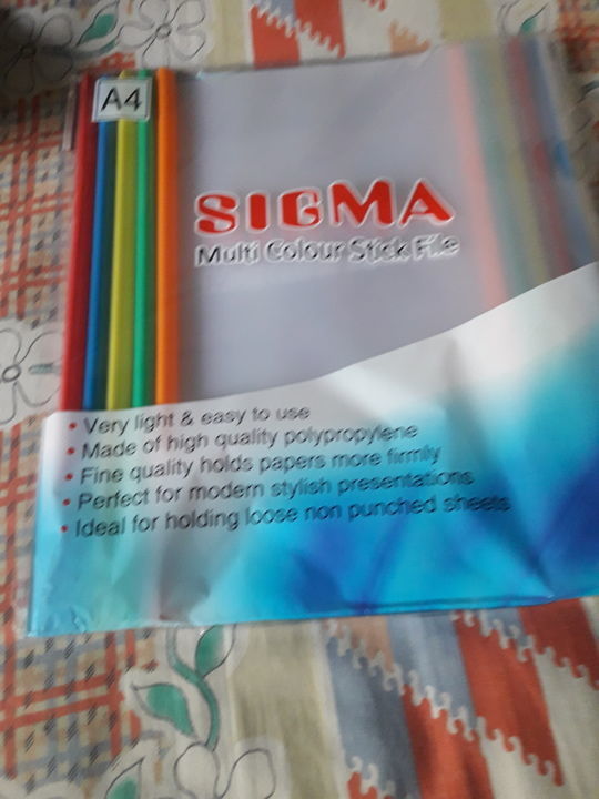 SIGMA Multi Colour Stick File uploaded by business on 3/22/2021