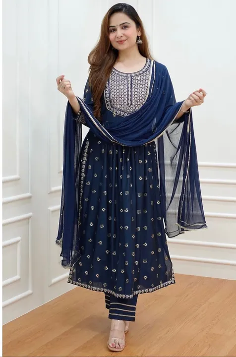 Nayra Kurti With pent &Duptta  uploaded by business on 9/29/2023