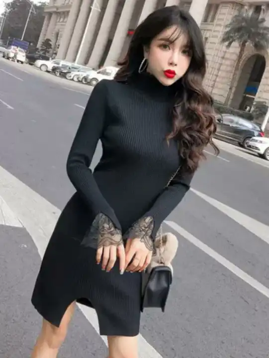 Turtle neck dress uploaded by business on 9/29/2023