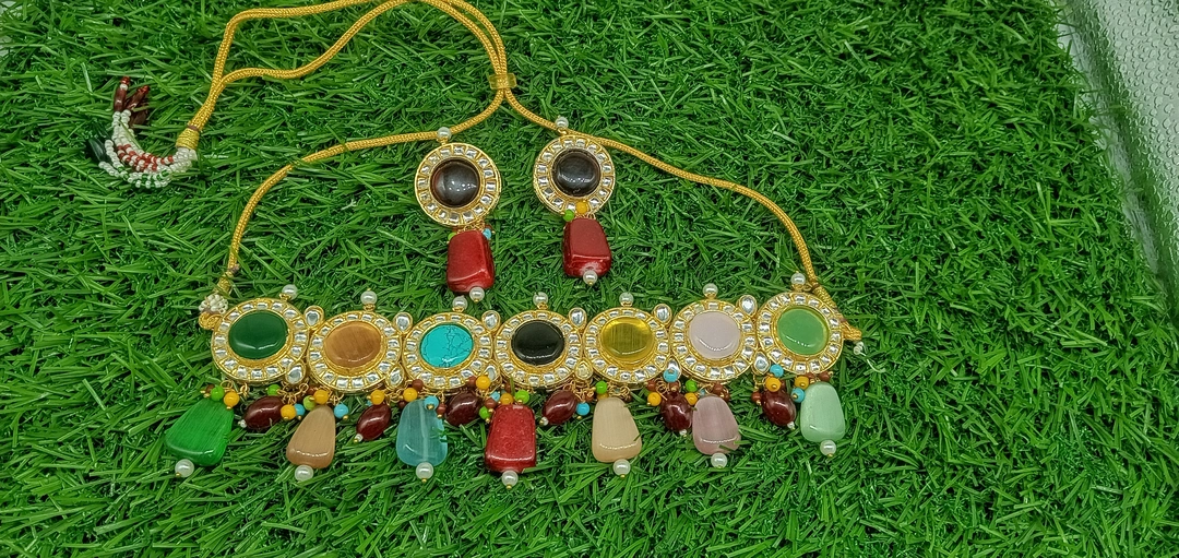 Monalisa stone chokar  uploaded by M.S Fashion Jewellery on 9/29/2023