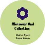 Business logo of menswear and collection