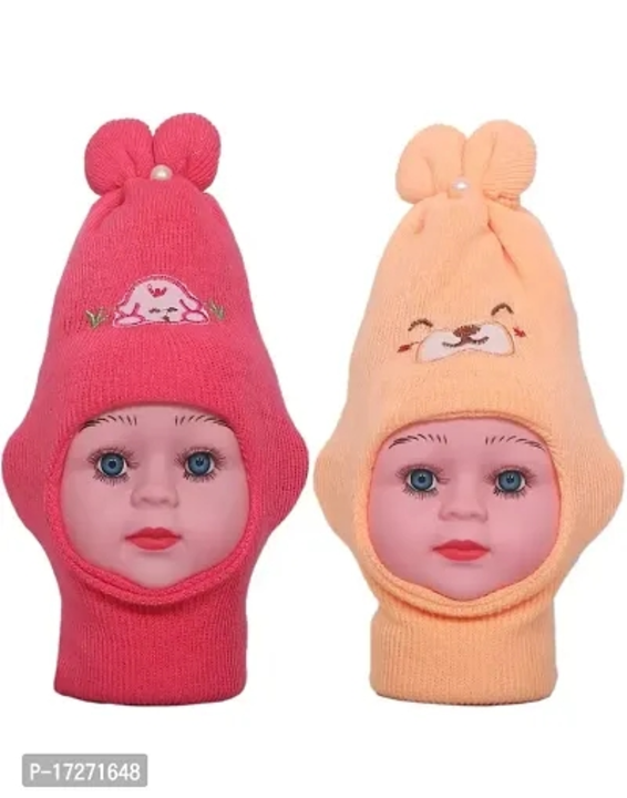 Baby winter caps  uploaded by Baby and women cloth store. 80876 06451  on 9/30/2023