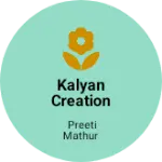 Business logo of Kalyan creation