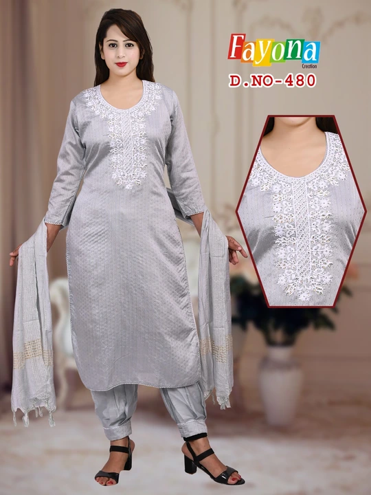 Jaipuri stylish suit uploaded by Khush boutique on 9/30/2023