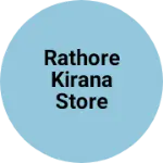 Business logo of Rathore Kirana store amarsar
