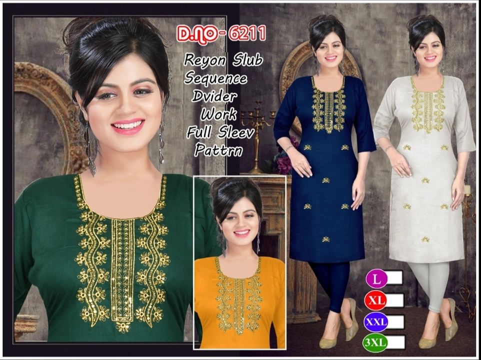 Sequence work Kurti uploaded by RJ Creation on 9/30/2023