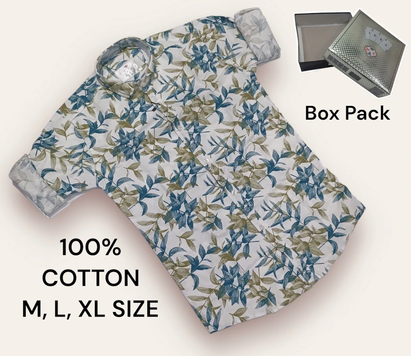 ♦️♣️1KKA♥️♠️ EXCLUSIVE PRINTED BOX PACKING SHIRTS FOR MEN uploaded by business on 9/30/2023