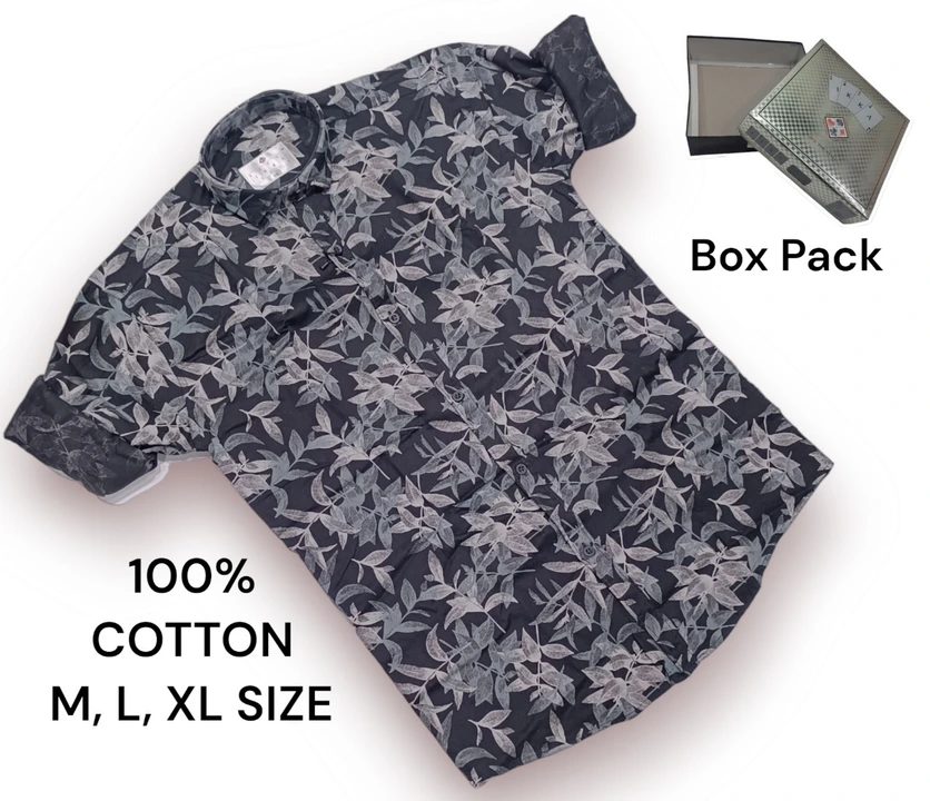 ♦️♣️1KKA♥️♠️ EXCLUSIVE PRINTED BOX PACKING SHIRTS FOR MEN uploaded by business on 9/30/2023