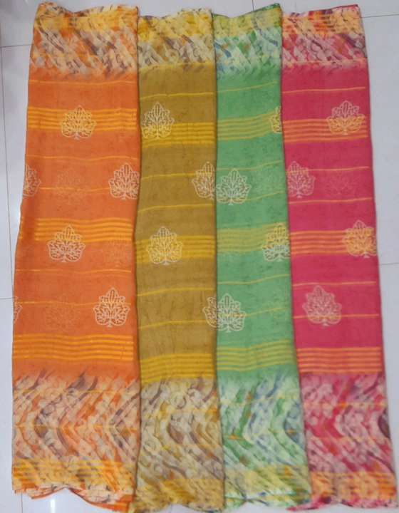 Grorgette viscos uploaded by TEJAS SAREES on 9/30/2023