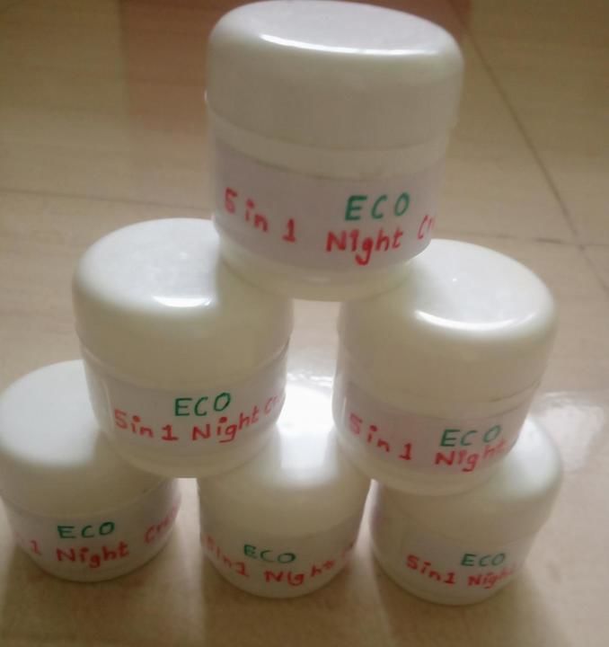 Post image 🌿Eco 5 in 1 Night Cream🌿

Five Problems, One Solution. 

🌿🌿🌿🌿🌿🌿
    Hello there everyone! 
Eco is launching a new product today : Eco 5 in 1 Night Cream. Five problems, one solution. This night cream is for five common skin problems : Acne, wrinkles, pigmentation, dark circles and dark spots. No chemicals are added. 
🌿🌿🌿🌿🌿🌿
Way of Use :
🌿🌿🌿🌿🌿🌿
Wash your face with normal water before applying the cream. Wipe your face properly and apply dots over your face. Spread and massage neatly. Keep it overnight and wash in the morning with normal water. 
🌿🌿🌿🌿🌿🌿