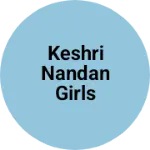 Business logo of Keshri nandan girls collection