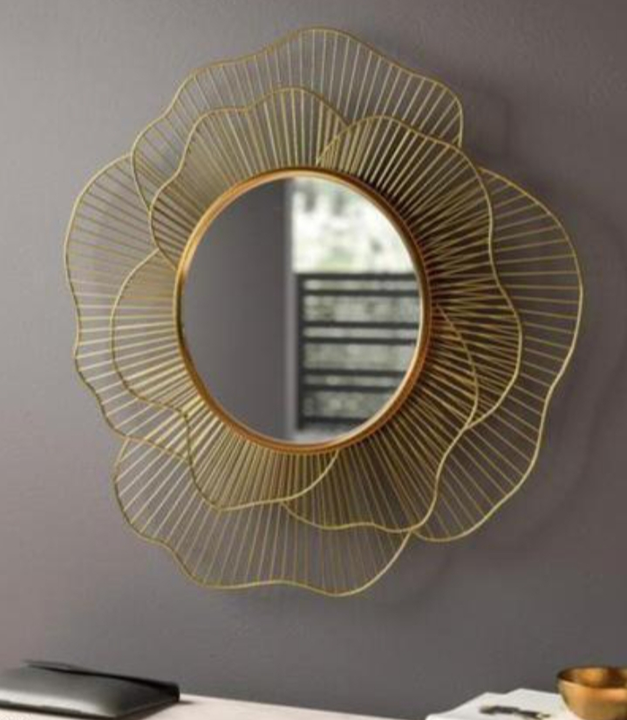 Bloom & Reflect Decorative Rose Mirror uploaded by Big Bull Handicraft on 9/30/2023