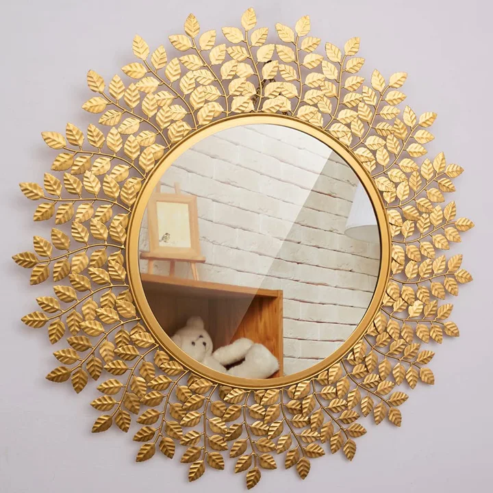 Leafy Splendor Designer Decorative Mirror uploaded by Big Bull Handicraft on 9/30/2023