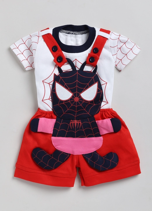 Spidermen Cute Dungaree set 16/18 uploaded by Thanisha Enterprise (Mommy Club) on 9/30/2023
