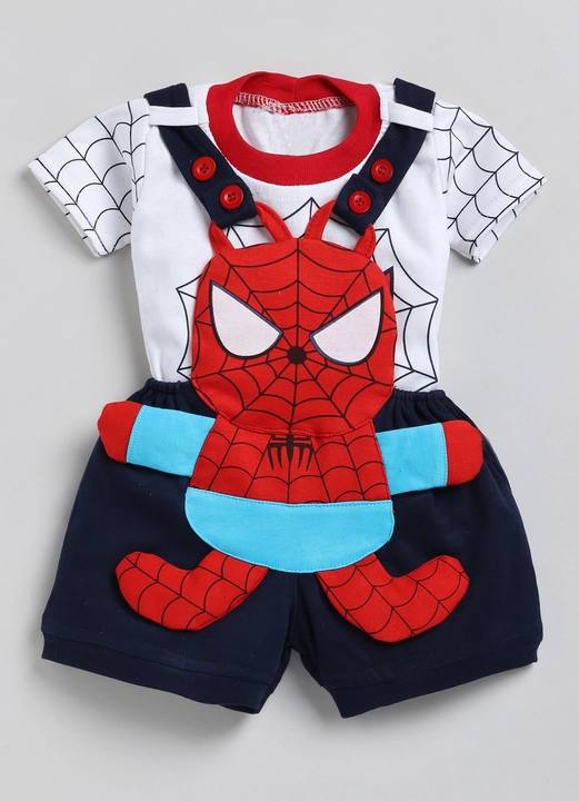 Spidermen Cute Dungaree set 16/18 uploaded by Thanisha Enterprise (Mommy Club) on 9/30/2023