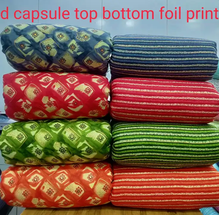 NEW D-CAPSULE FOIL PRINT  uploaded by FABRIC ZONE on 10/1/2023