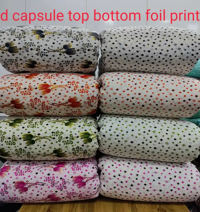 NEW D-CAPSULE FOIL PRINT  uploaded by FABRIC ZONE on 10/1/2023