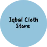Business logo of Iqbal cloth store