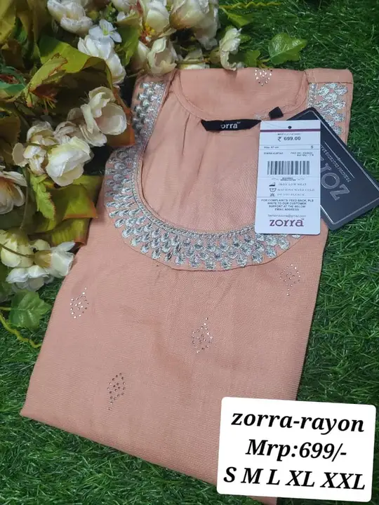 Zoora kurtis uploaded by Star garments on 10/1/2023