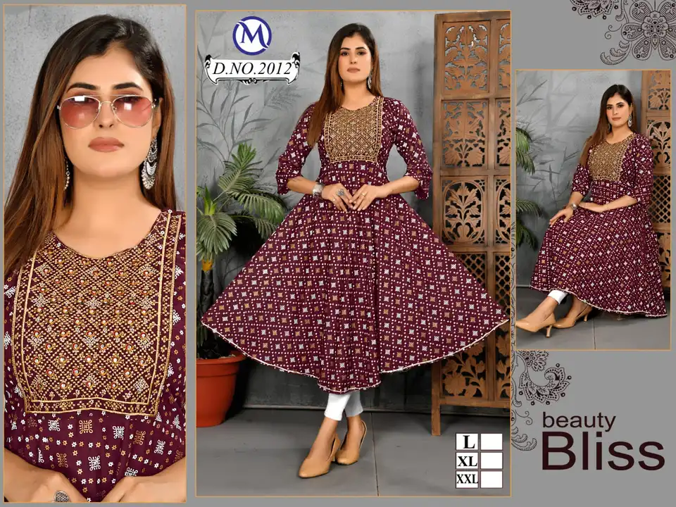 Embroidery Kurti uploaded by RJ Creation on 10/1/2023