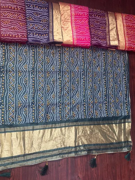 Lagdi patta Badhni sarees  uploaded by business on 10/1/2023