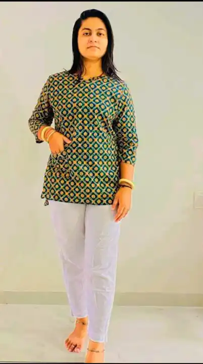 Short kurti uploaded by business on 10/1/2023