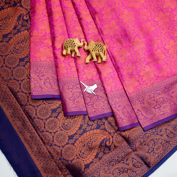 Copper silk saree  uploaded by SAURYA LIFE STYLE on 10/1/2023