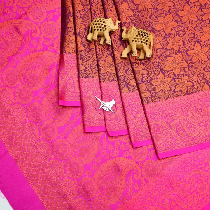 Copper silk saree  uploaded by SAURYA LIFE STYLE on 10/1/2023