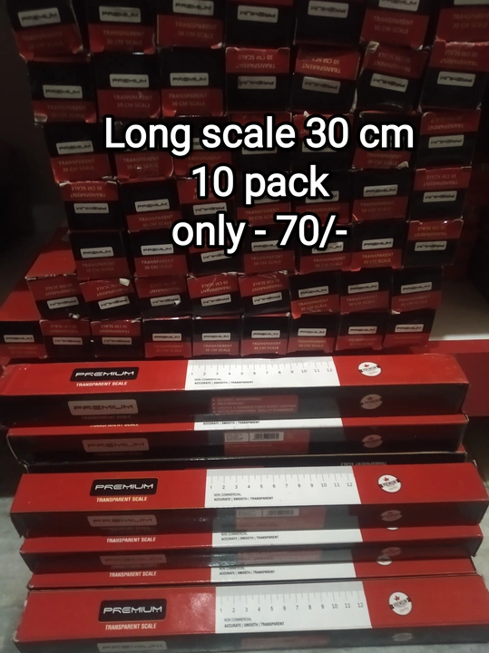 Premium Long Scale 30cm uploaded by PAL STATIONERY MART on 10/1/2023
