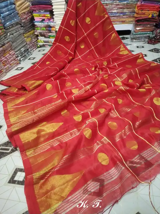 SAREE TEMPLE BORDER HANDLOOM* uploaded by business on 10/1/2023