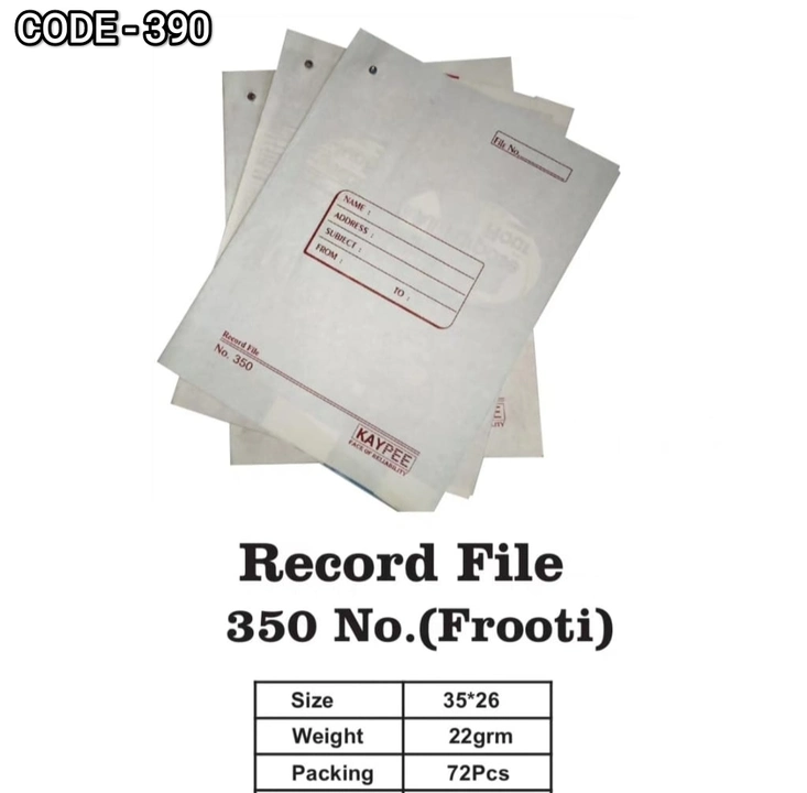 Record file Frooti  uploaded by PAL STATIONERY MART on 10/1/2023