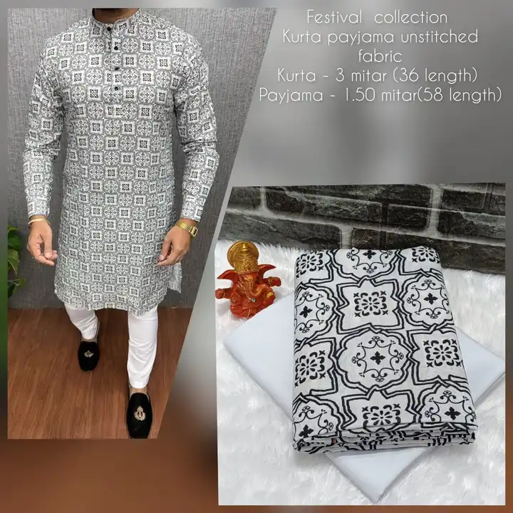 Men's kurta pyjama set  uploaded by Shivam enterprises on 10/2/2023