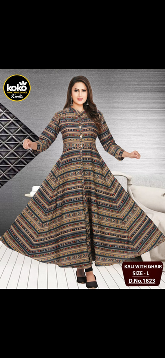 Ghera Rayon kurti uploaded by Ashima Fashion on 10/2/2023