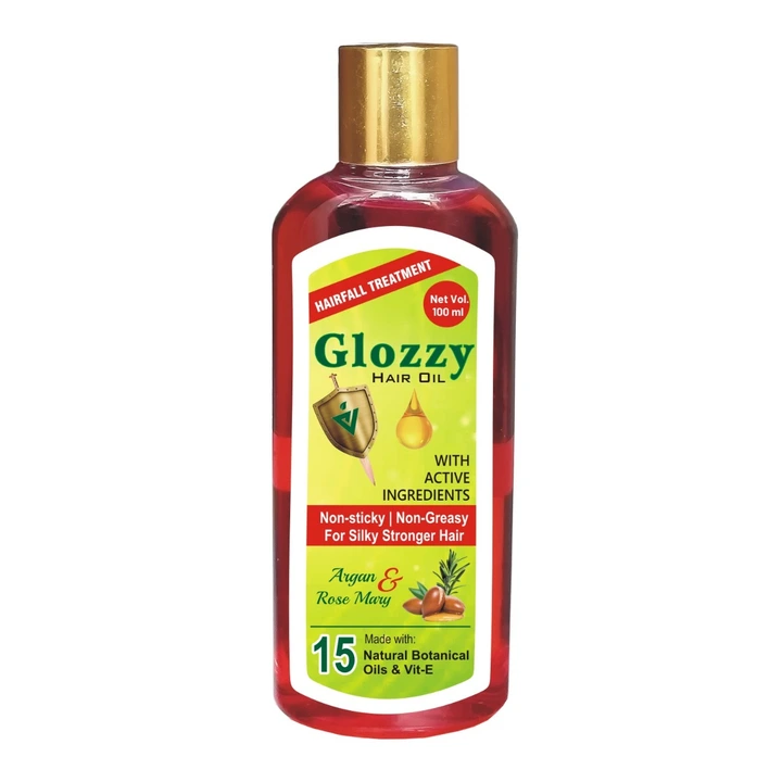Glozzy Hair Oil for Hair fall & Hair regrowth 100ml uploaded by business on 10/2/2023