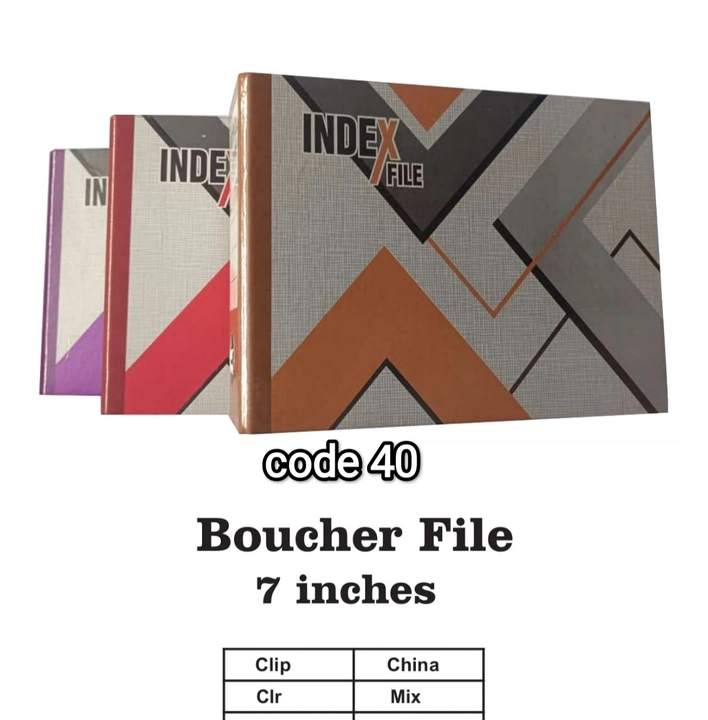 Boucher file 7 inches  uploaded by PAL STATIONERY MART on 10/2/2023