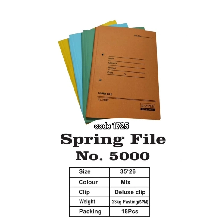 Spring File 5000 No. uploaded by PAL STATIONERY MART on 10/2/2023