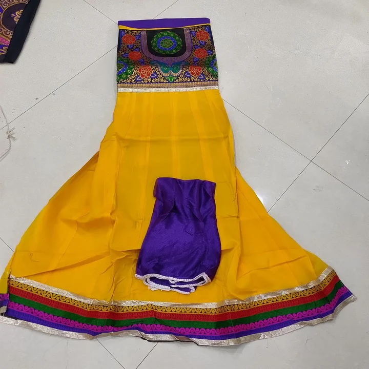 Anarkali dress material uploaded by business on 10/2/2023
