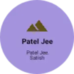 Business logo of Patel jee jenral store 