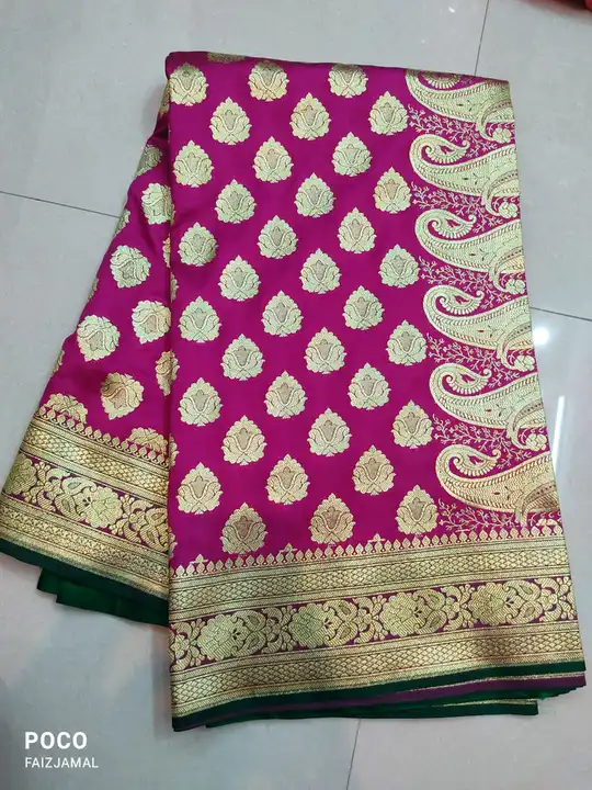 🔥🎉SUNDAY SPECIAL 🔥🎉
PURE BANARASI SILK SAREE WITH HEAVY ZARI WORK
Full saree with Blouse
Colour  uploaded by H.A Traders on 10/2/2023
