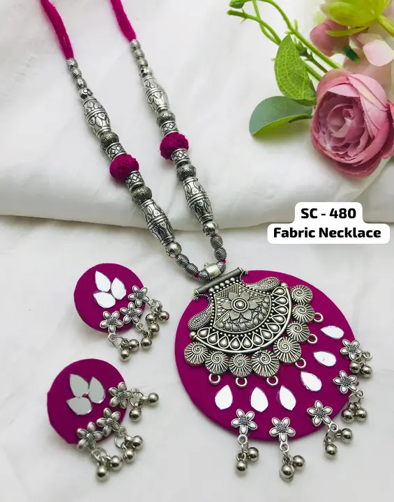 Fabric necklace  uploaded by Shreevari fashion on 10/2/2023