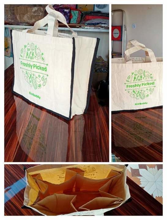 Compartment bags for vegetables, fruits carrying uploaded by Rural Mart on 3/22/2021