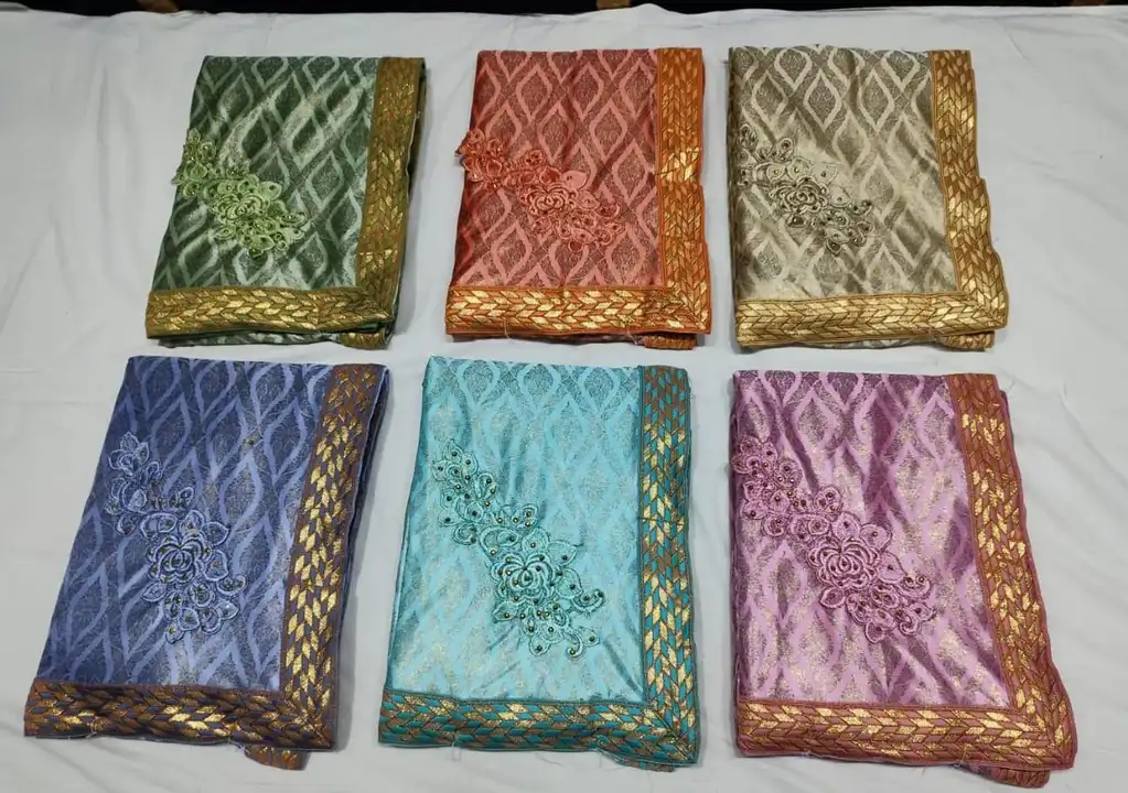 Lycra sarees uploaded by DELUXE SAREES on 10/2/2023