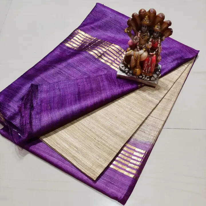 Pure Tasar ghicha saree  uploaded by business on 10/3/2023