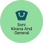Business logo of Soni Kirana and general store